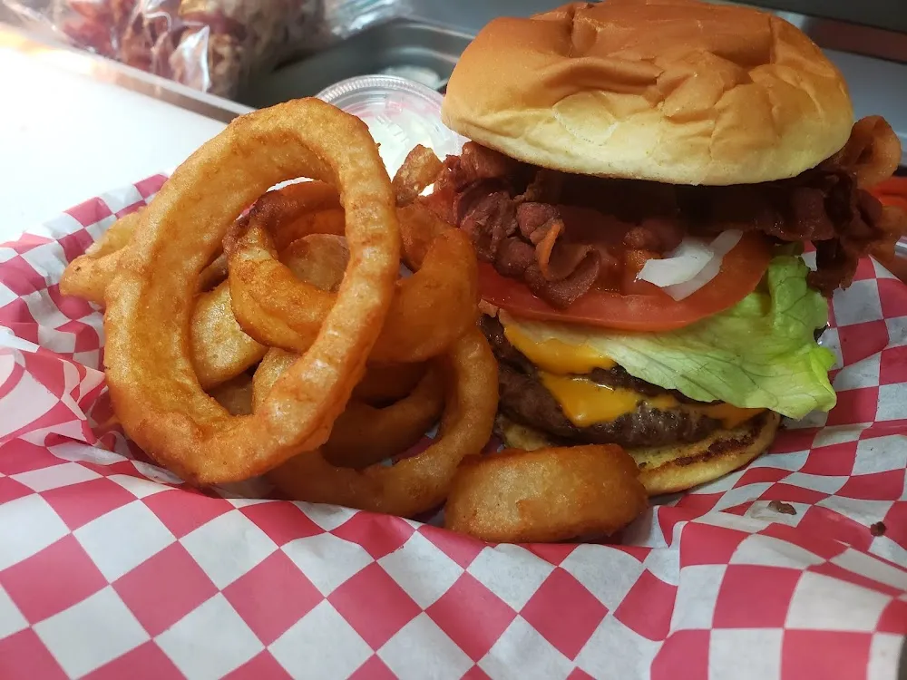Onion Rings & Seasoned Fries